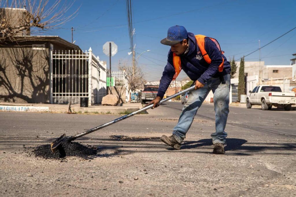 Atendió Gobierno Municipal 633 baches esta semana