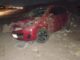 Conductor sufre volcadura en la carretera Cuauhtémoc-Chihuahua