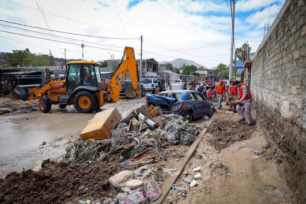 Diputada Xóchitl Contreras respalda acciones de Gobierno del Estado en apoyo a afectados por lluvias en Juárez