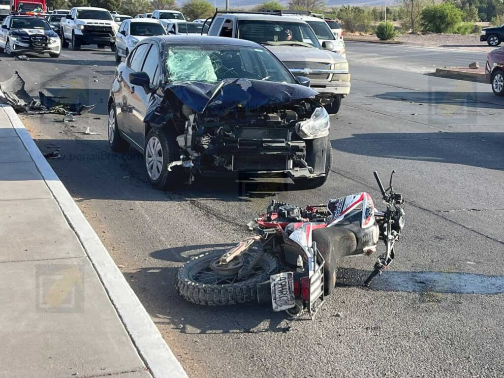 Motociclista pierde la vida en accidente en la vialidad Sacramento