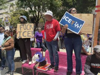 Cientos toman las calles de Texas para apoyar las protestas de Los Ángeles