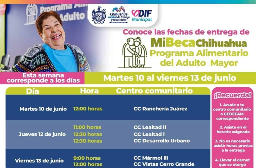 Fechas y centros comunitarios para recoger tu apoyo PAAM esta semana