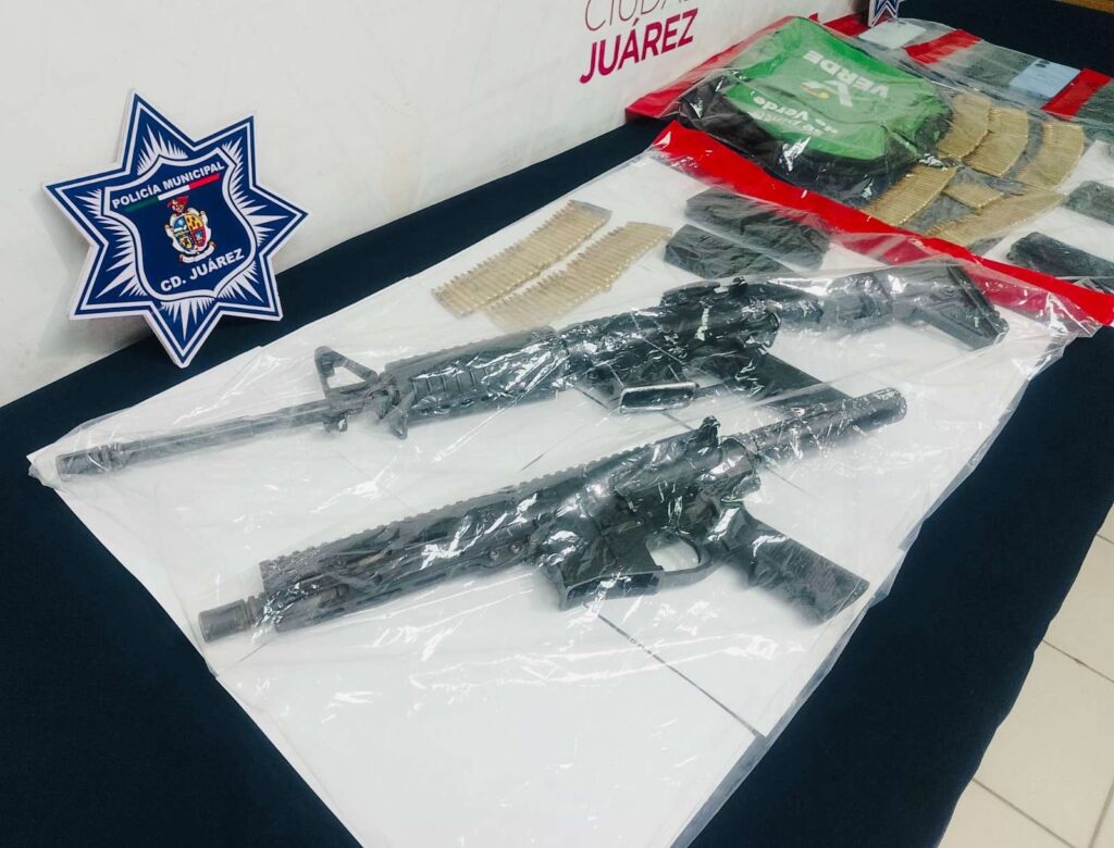 Aseguran 37 armas de fuego en junio
